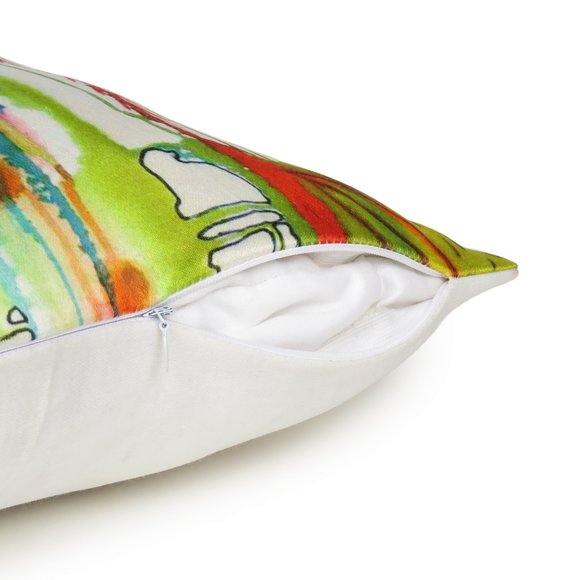 Oussum Home Decorative Abstract Digital Print Cushion Pillow Cover Pillow Case - Picture 3 of 4